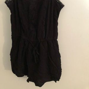 Black romper.